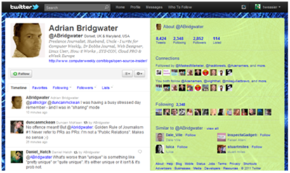 Adrian Bridgwater Twitter