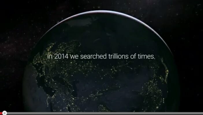 2014 in search terms a video from Google