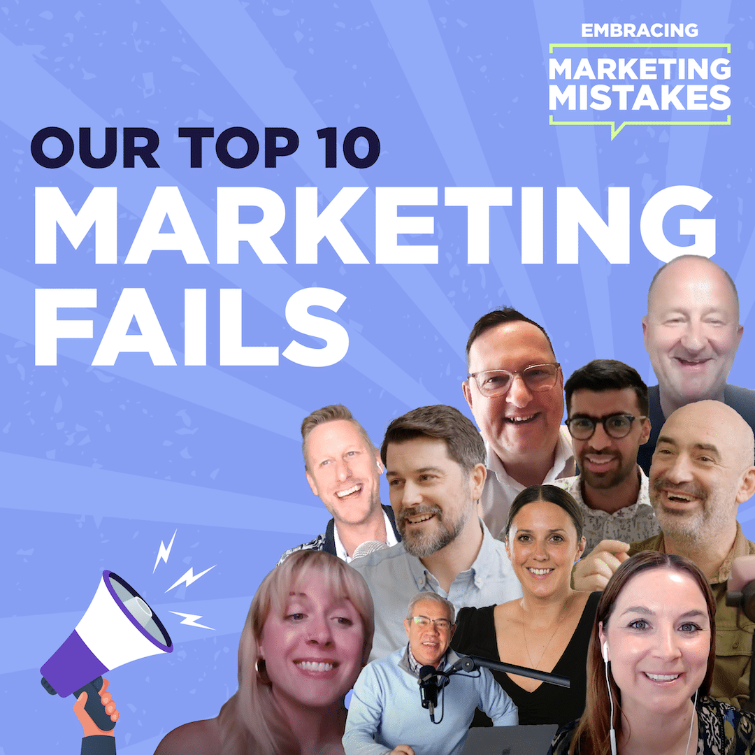 Celebrating 50 Episodes of Embracing Marketing Mistakes: Our Top 10 Marketing Fuck Ups